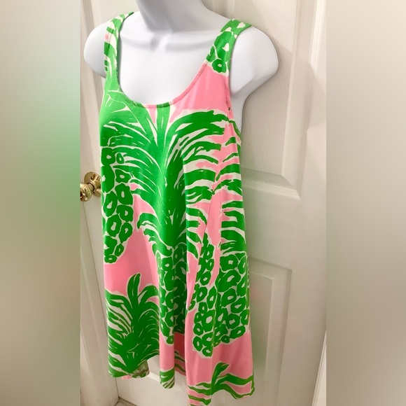 EUC Lilly Pulitzer Monterrey Dress Pink Pout Flamenco - L - Picture 8 of 10